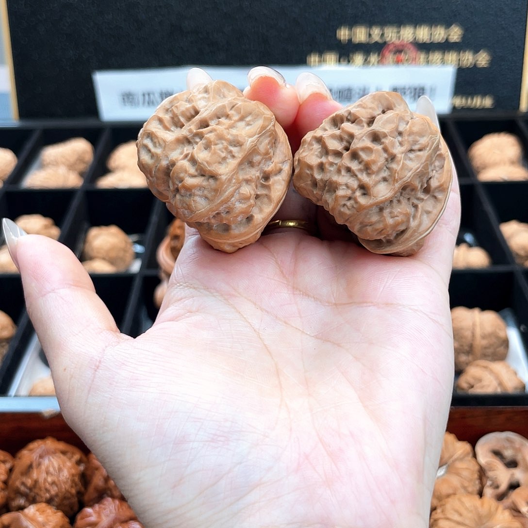 把件文玩核桃41延庆蛤蟆头双开背疙瘩肌肉蛙4101