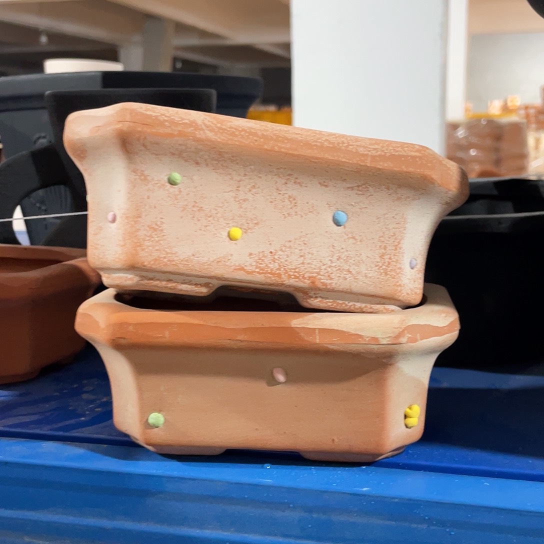 红陶两个 口14……..