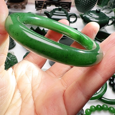和田玉（碧玉）挂件未镶嵌