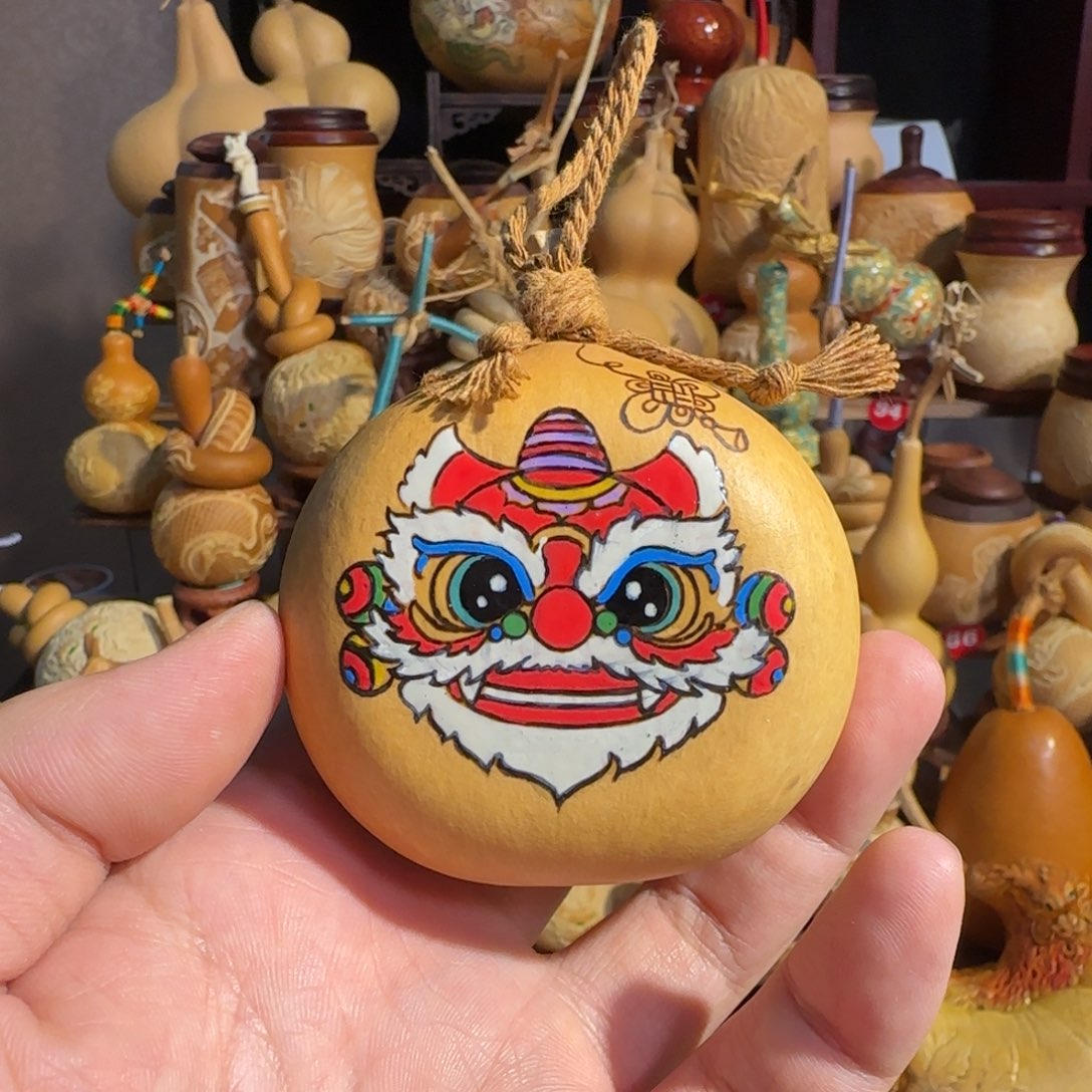 有机玻璃醒狮彩釉