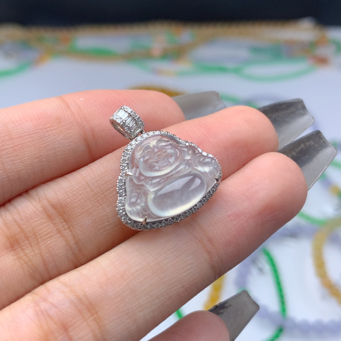 翡翠手链未镶嵌卡