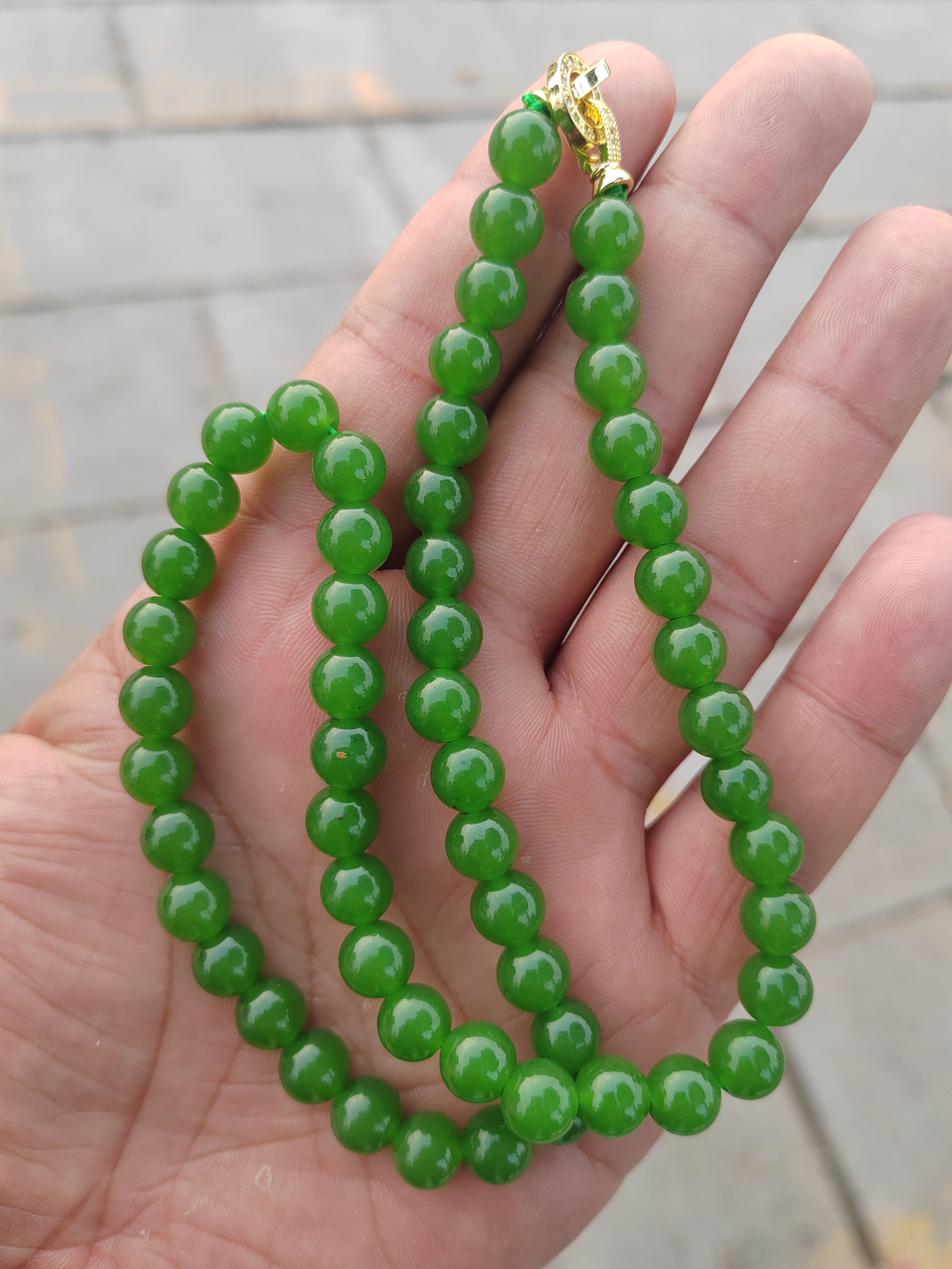 卡8mm 阳绿色妈妈链