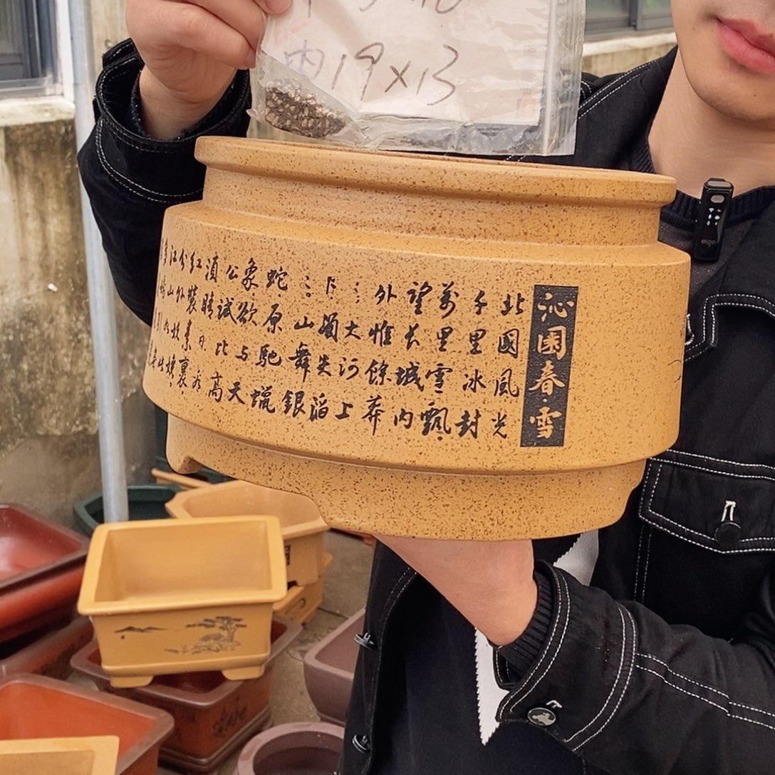 紫砂花盆紫砂花盆