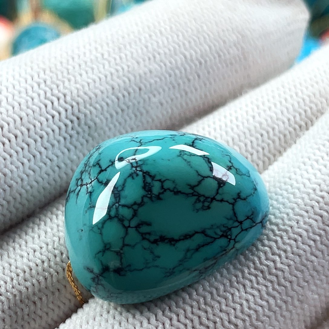 绿松石未镶嵌车挂