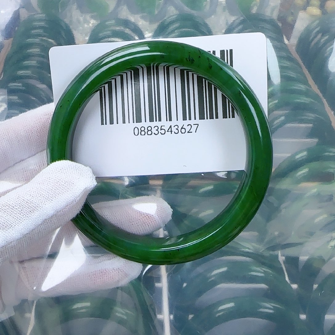 和田玉（碧玉）手镯未镶嵌64