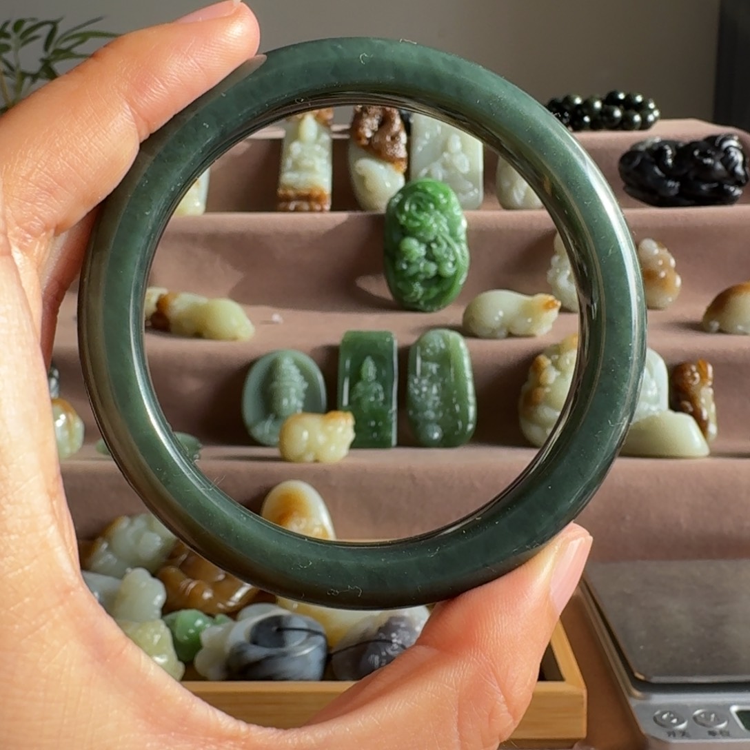 手链未镶嵌和田玉（糖玉）