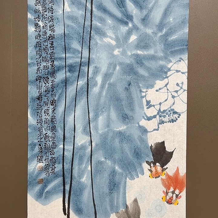 国画孙景隆  手绘原创