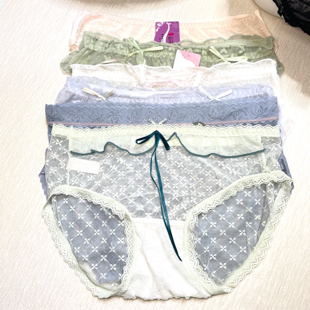 自选单条装 女士薄款舒适高弹透气蕾丝内裤no退no换，介意慎拍