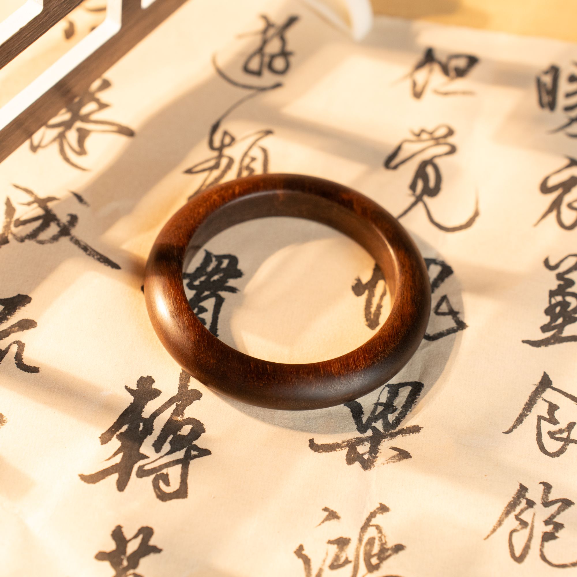 【沉水】富森红土瘤疤老料沉香木手镯