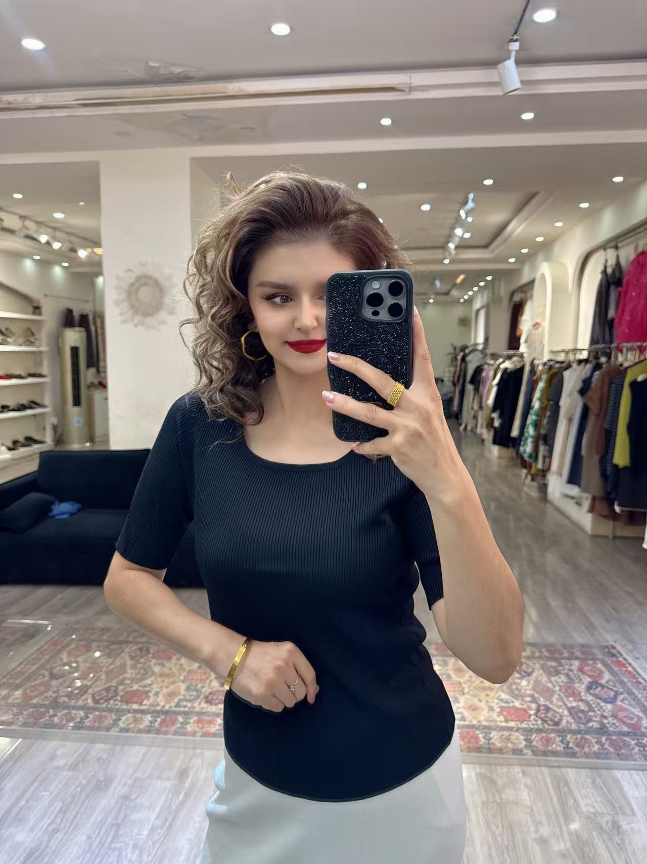 2025年自家原创设计百搭显瘦韩版时尚女款上衣