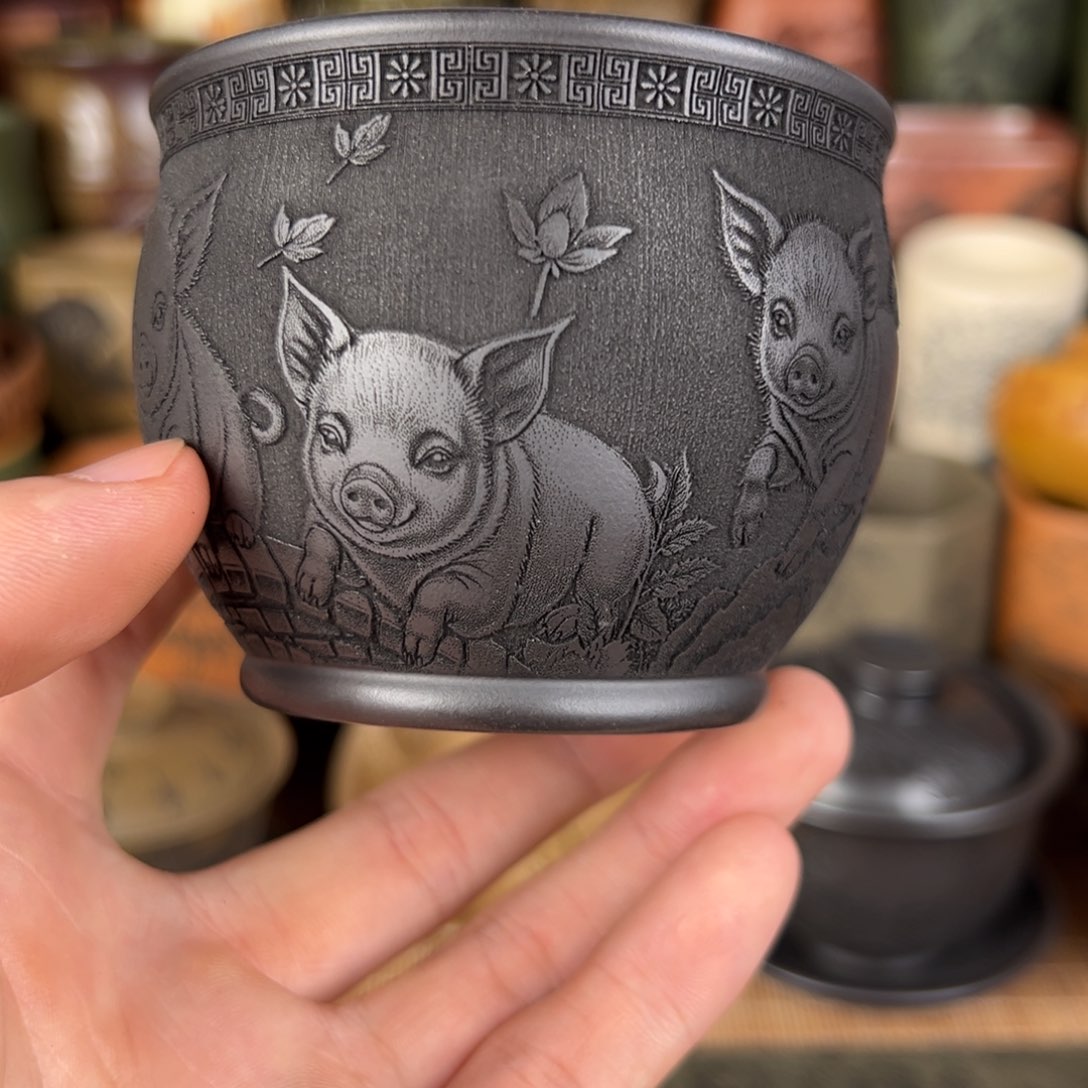 茶杯紫砂紫砂主人杯