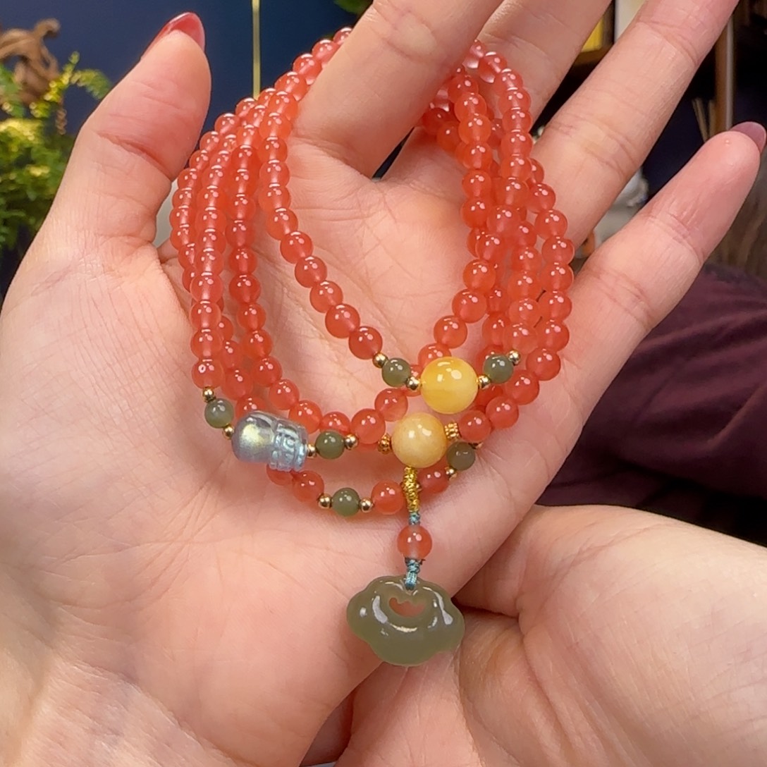 南红玛瑙手链未镶嵌11111111