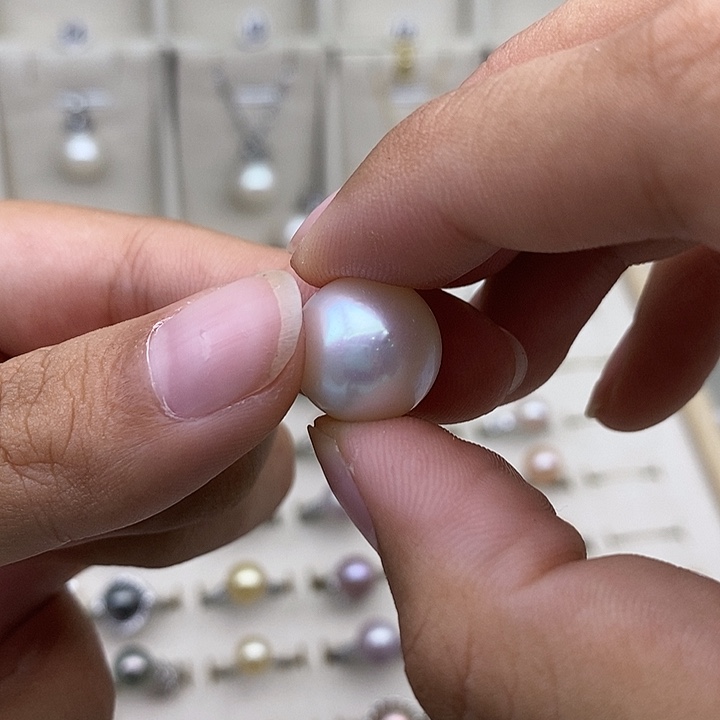 ****冰戒指未镶嵌淡水珍珠