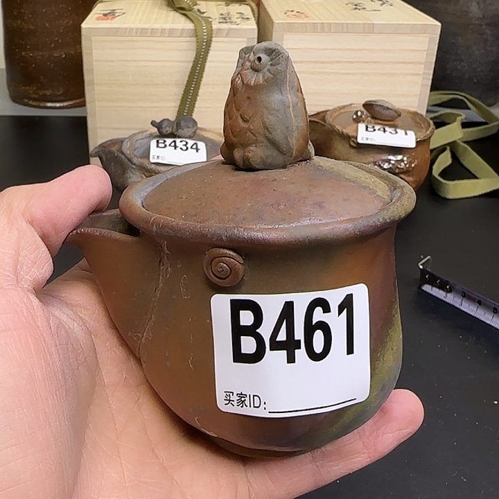 备前烧作品备前烧粘窑