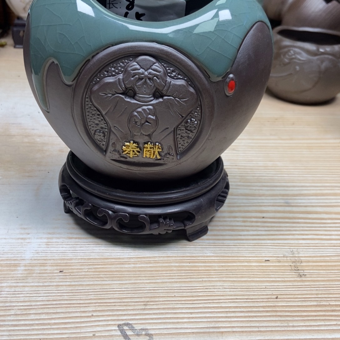 瓷片陶瓷花盆陶瓷艺术