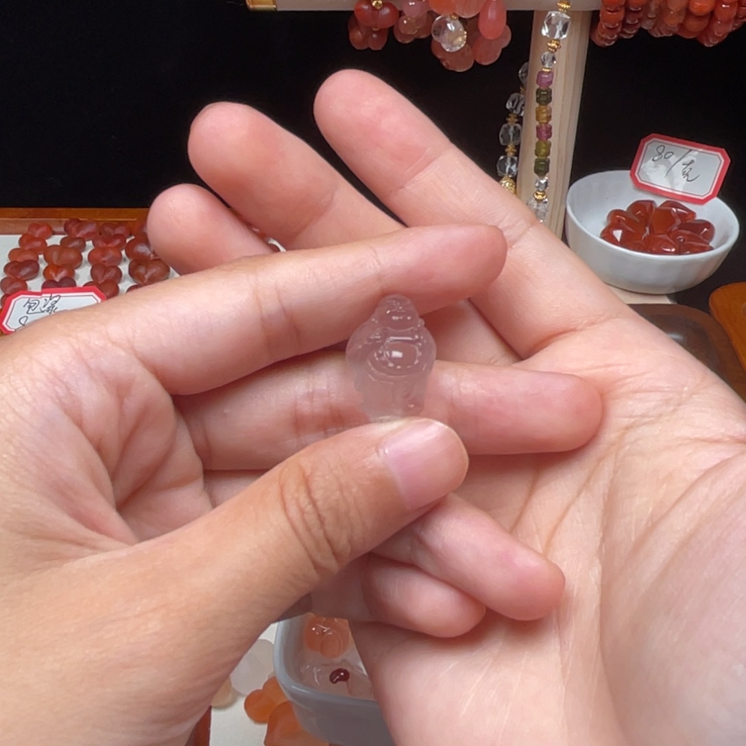 吊坠(不含链)未镶嵌南红玛瑙打孔不退换