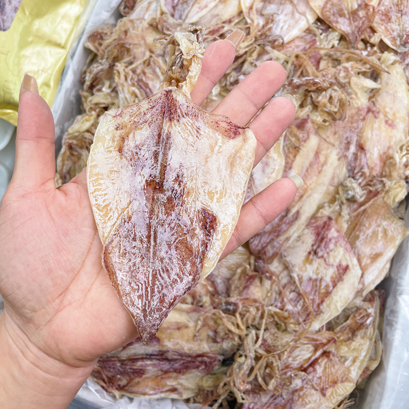（渔妹）小A3中号鱿鱼手撕北海鱿鱼干蘸芥末烧烤炒菜煲汤KTV酒吧批发量大价海鲜干货中鱿鱼干