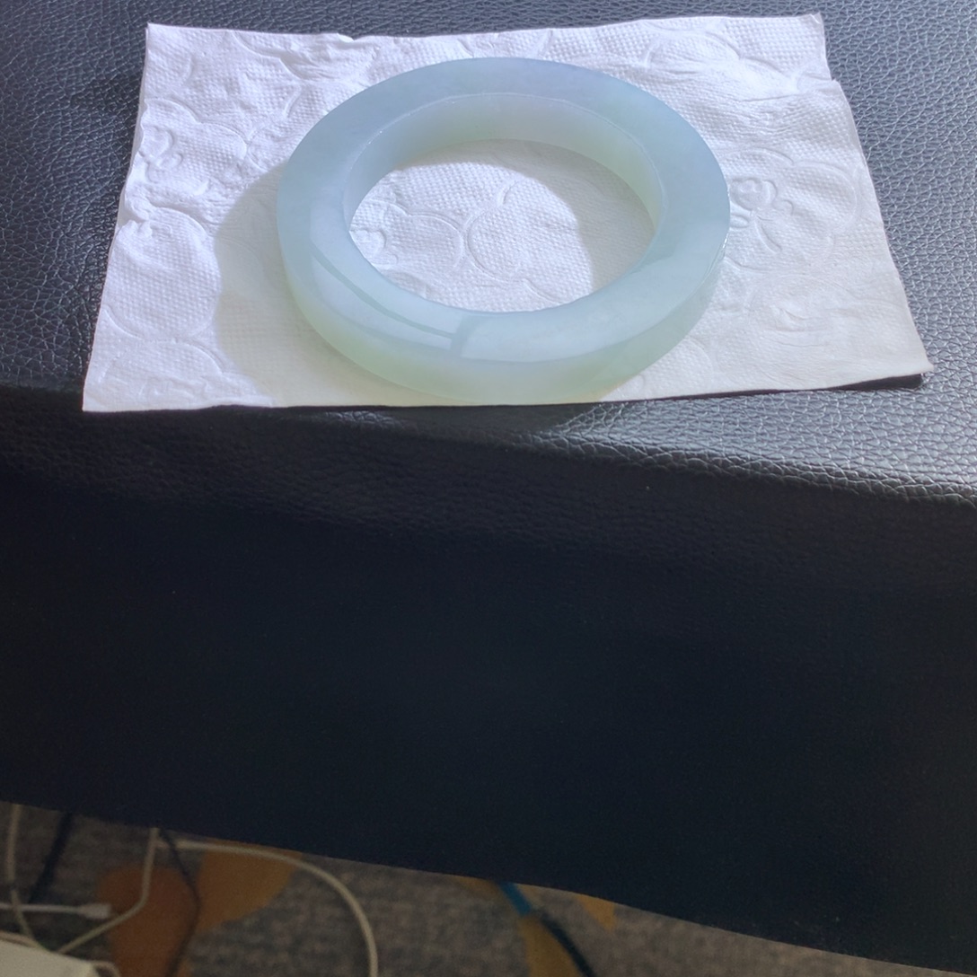 谌***爷定制翡翠未镶嵌翡翠手镯55-57