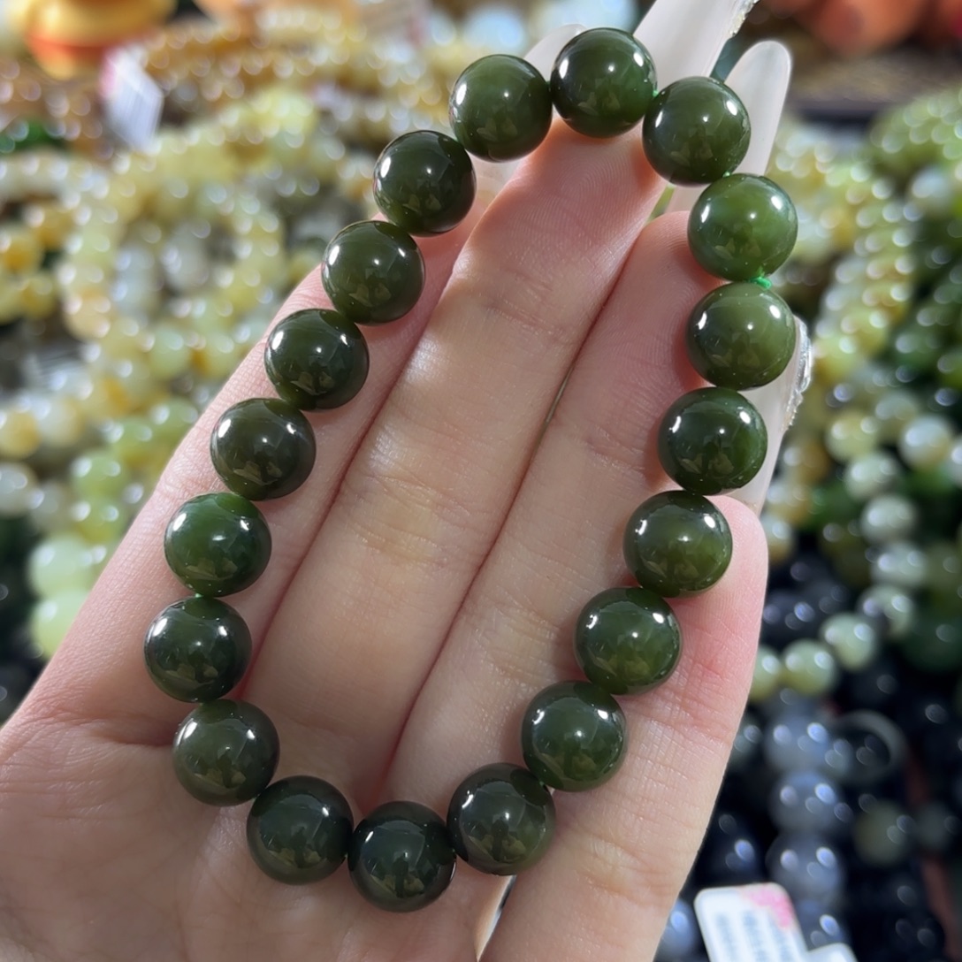 和田玉未镶嵌手链