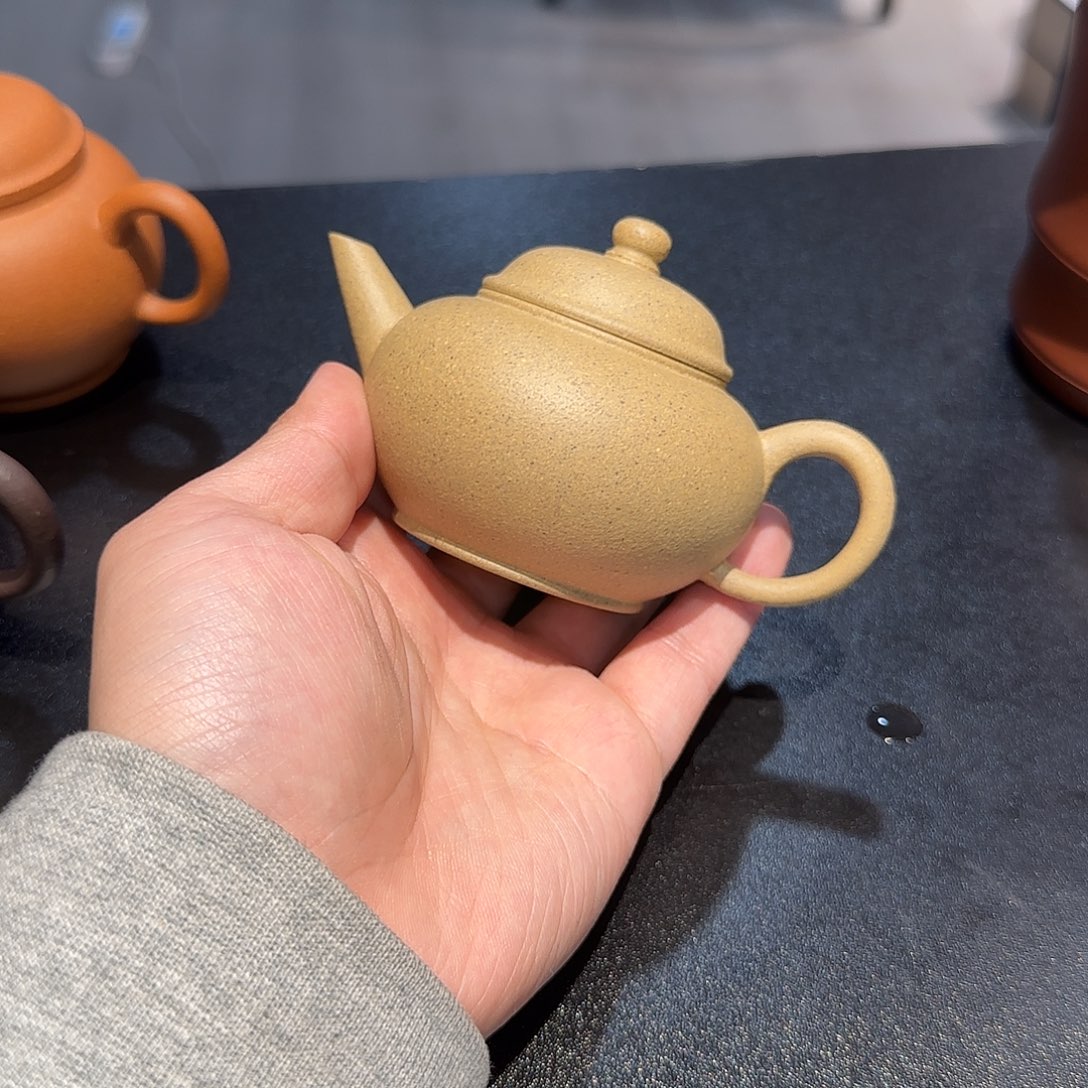 紫砂茶壶本山段泥