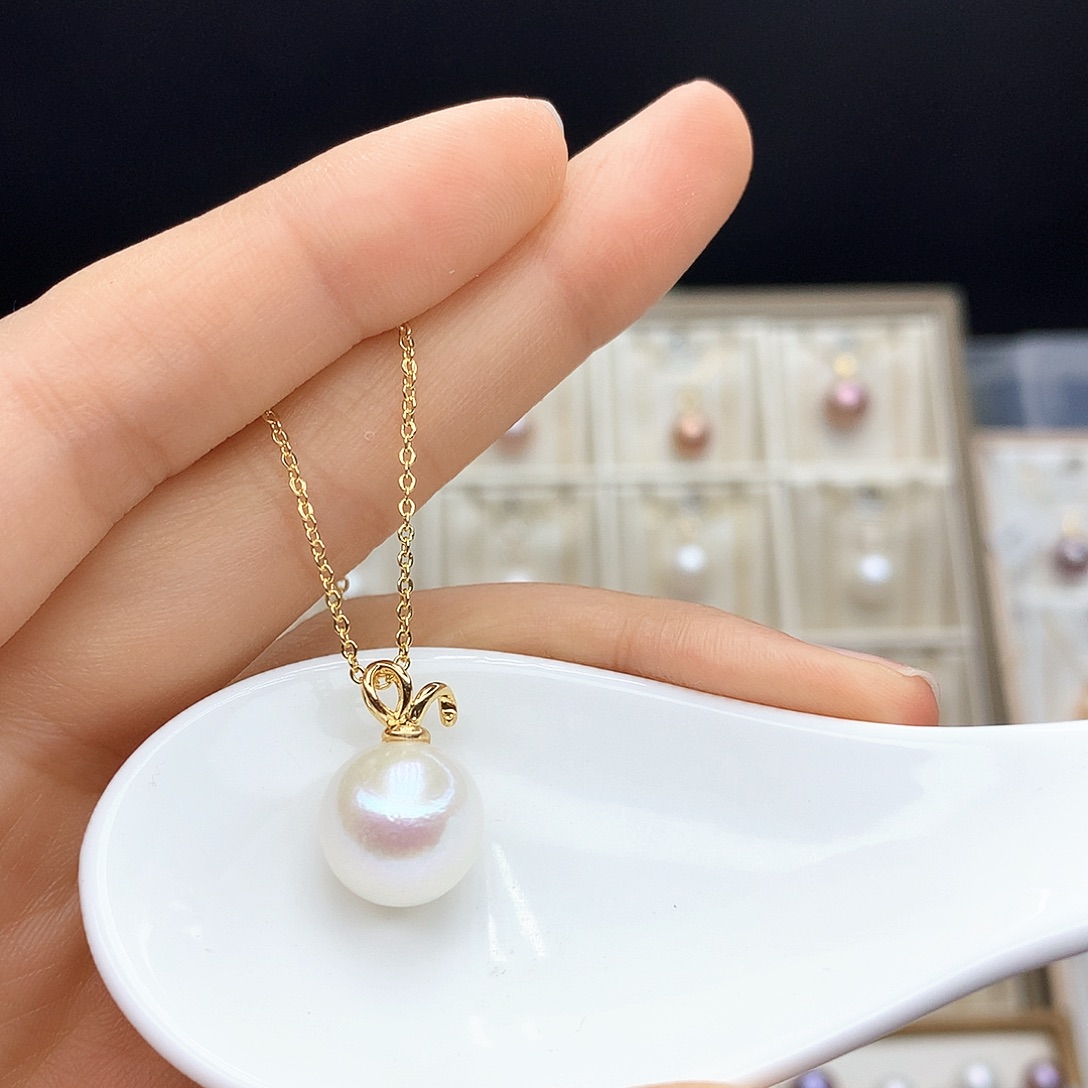 淡水珍珠合金颈饰