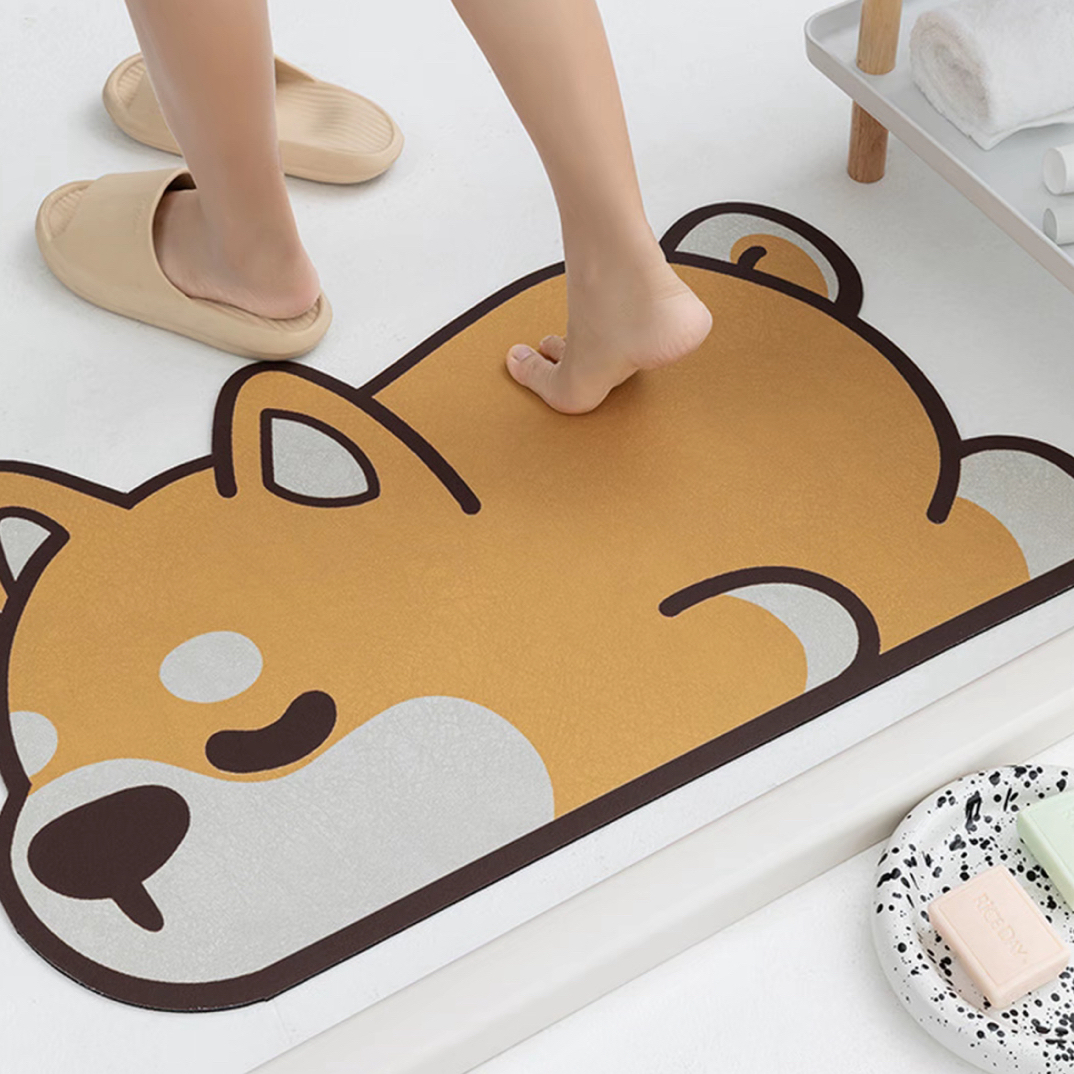 Q64-40*60（2个）浴室防滑地垫硅藻泥吸水速干垫耐脏易打理