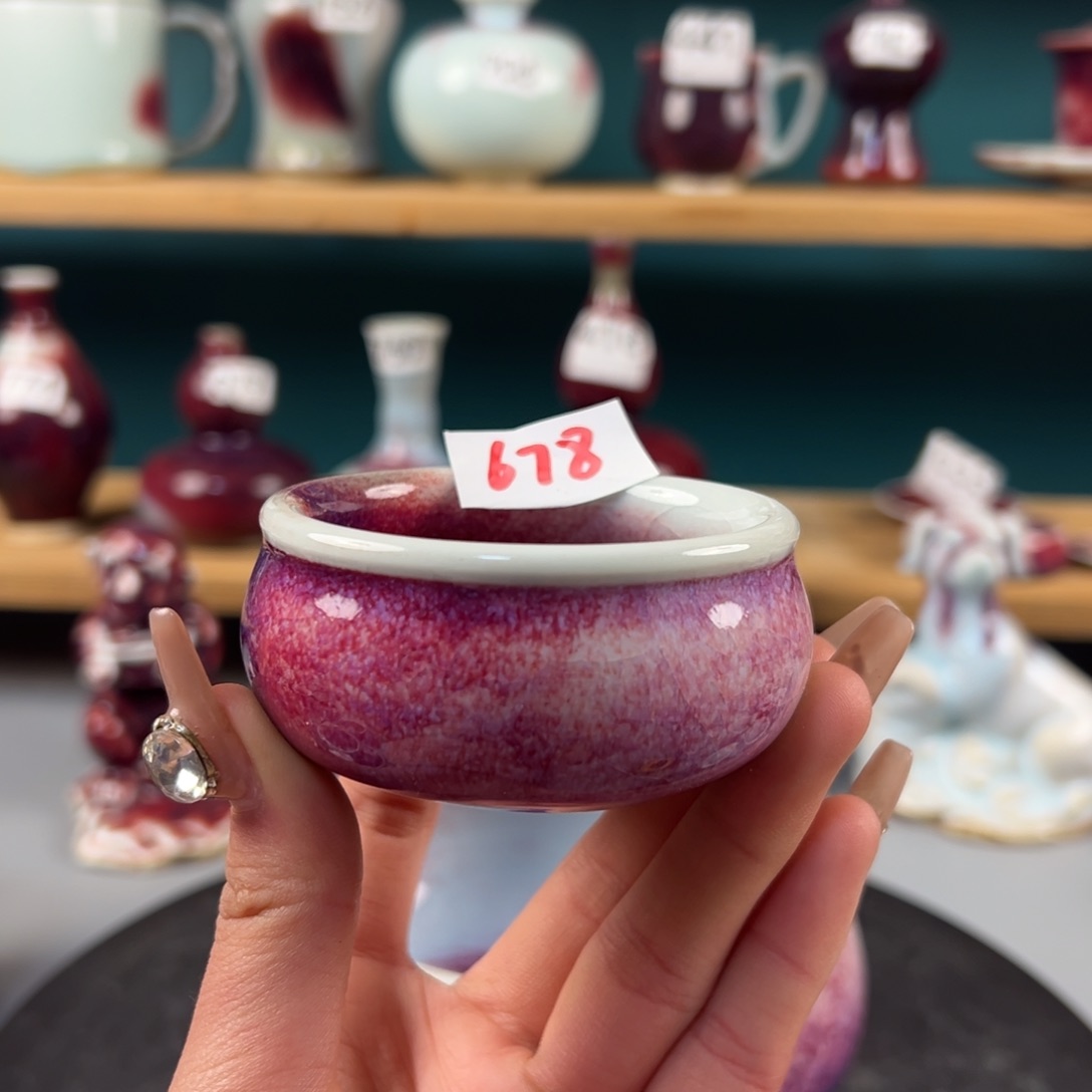 瓷片全品无暇主人杯纯手工