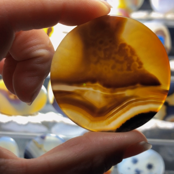 合金玛瑙/玉髓珠宝奇石136