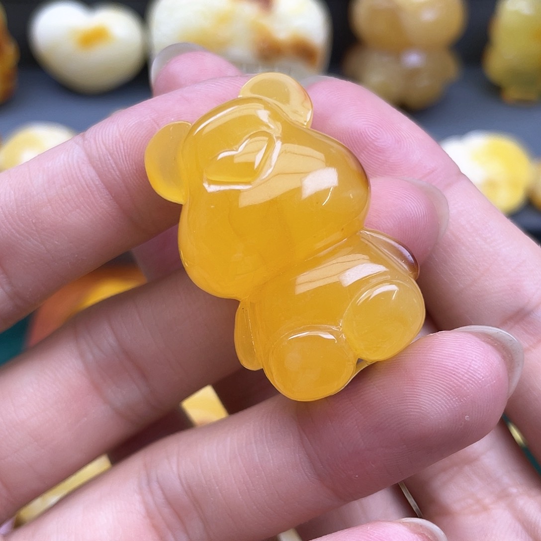 琥珀裸石未镶嵌蜜蜡