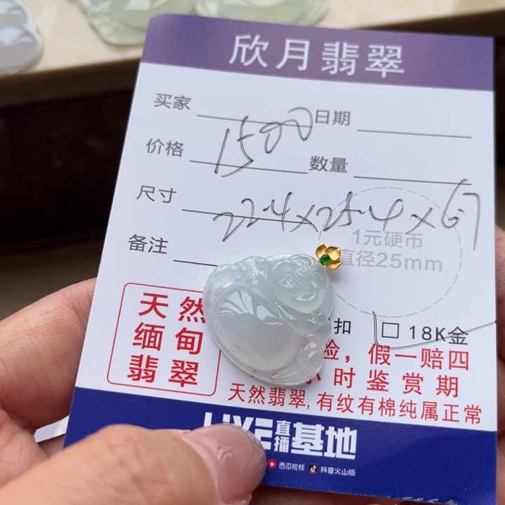 【闪购商品】翡翠颈饰未镶嵌Z*天然