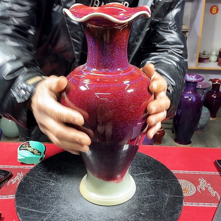 瓶中国神垕精品钧瓷