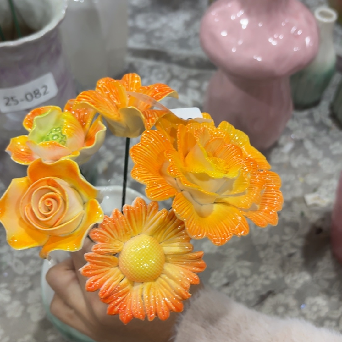 陶瓷花，拍满20发货，退款拉黑，2588