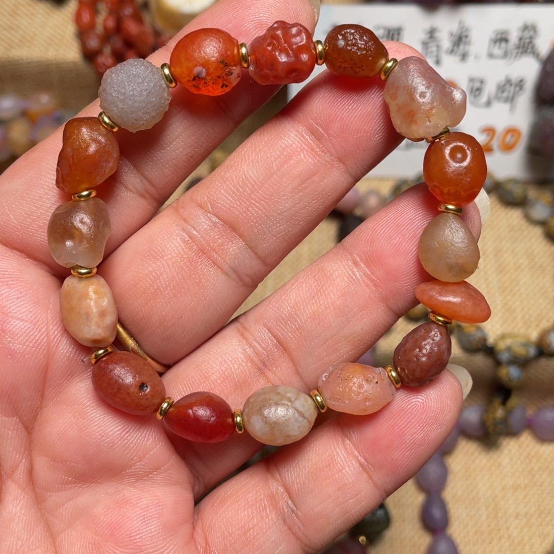 玛瑙/玉髓手链合金