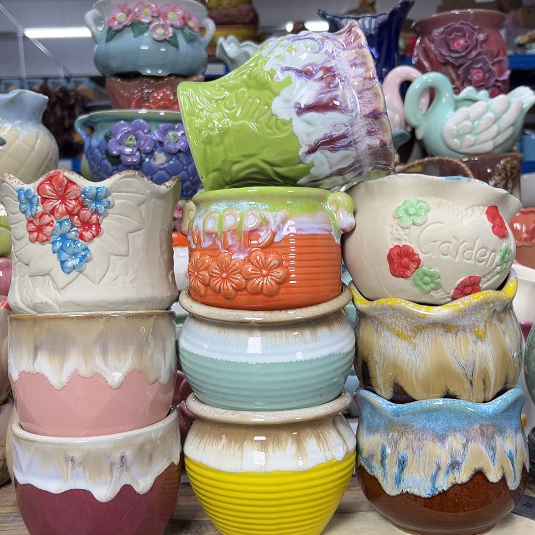 陶瓷陶瓷花盆特价上新口8-10厘米