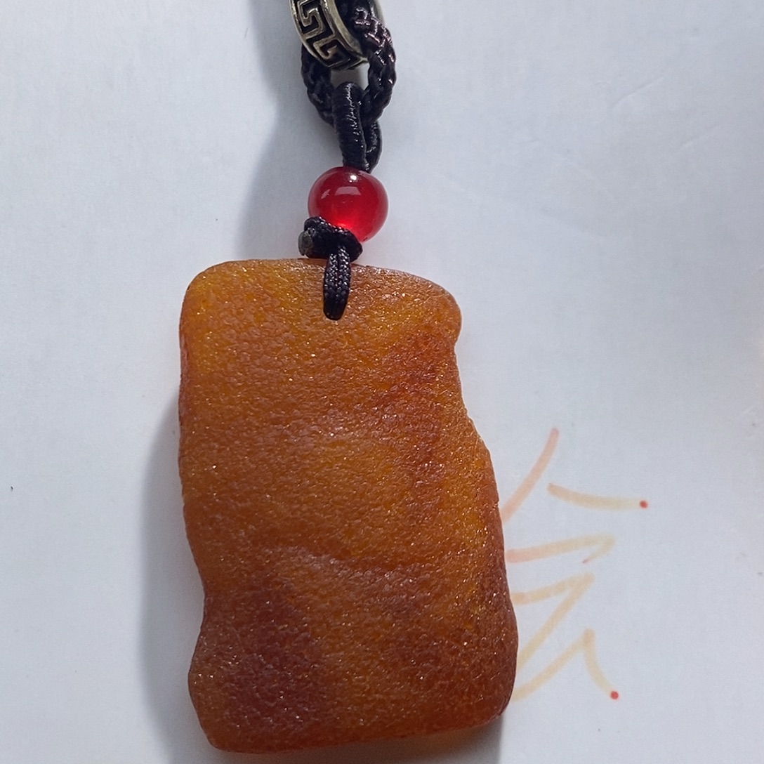 琥珀未镶嵌珠宝奇石蜜蜡吊坠