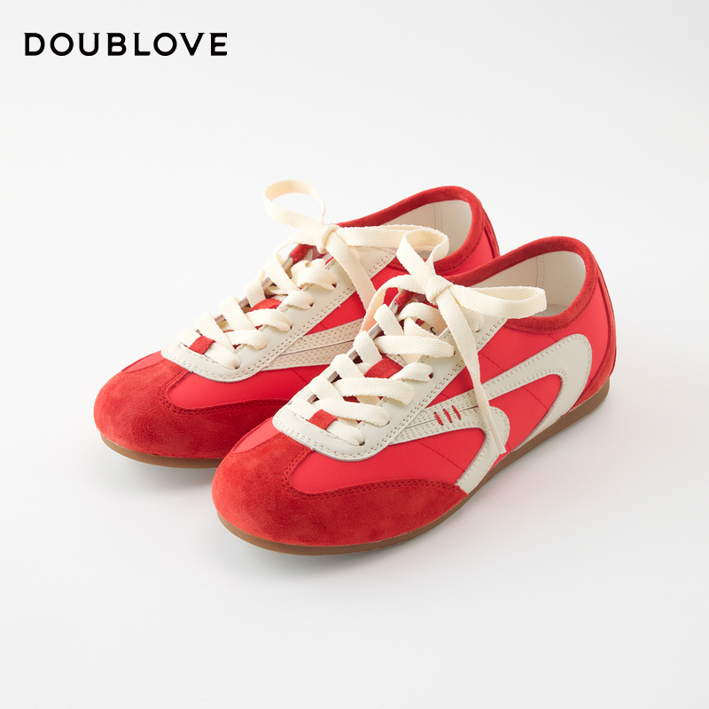 【时髦密码】休闲运动风复古德训鞋轻软DOUBLOVE贝爱2026春季新款