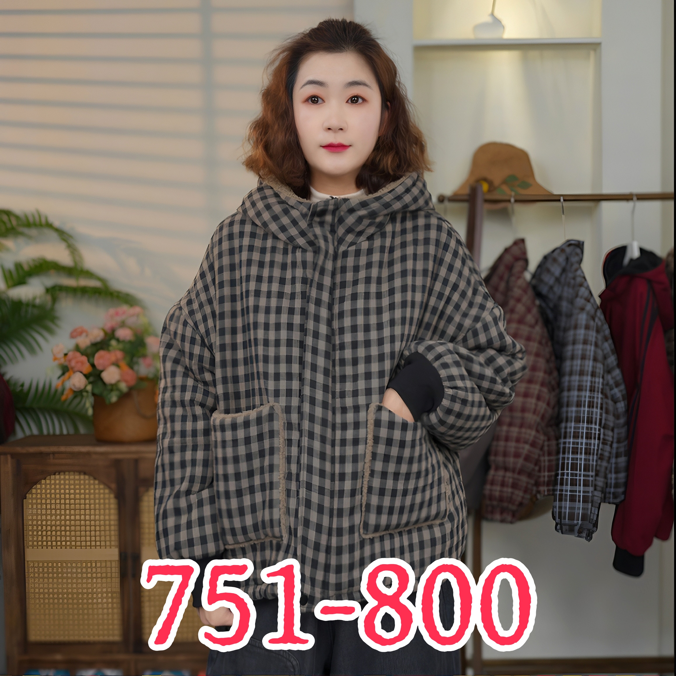 751-800冬季新款加厚保暖宽松棉衣女棉服外套