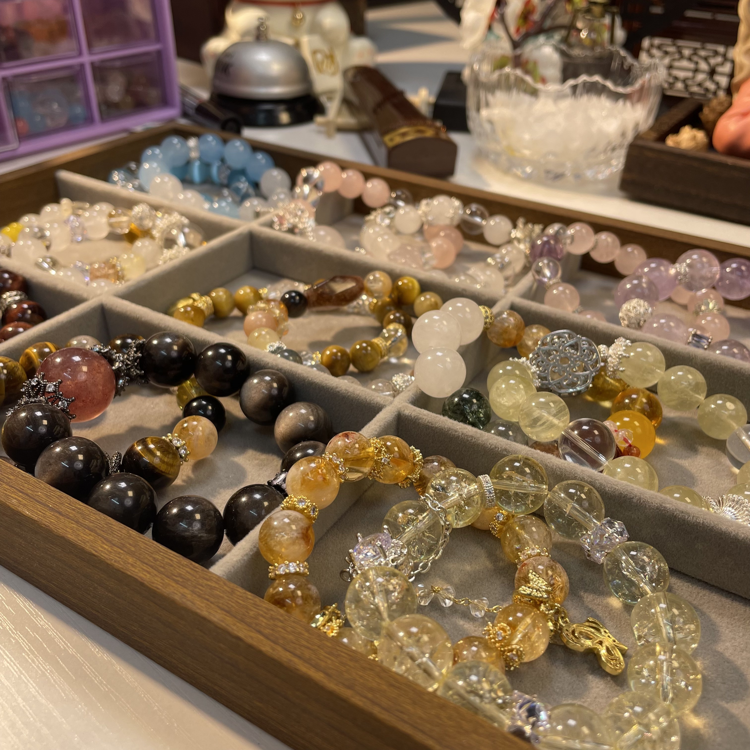 原创设计水晶手串99.9拍一送一（水晶微瑕属于正常现象完美者慎拍）