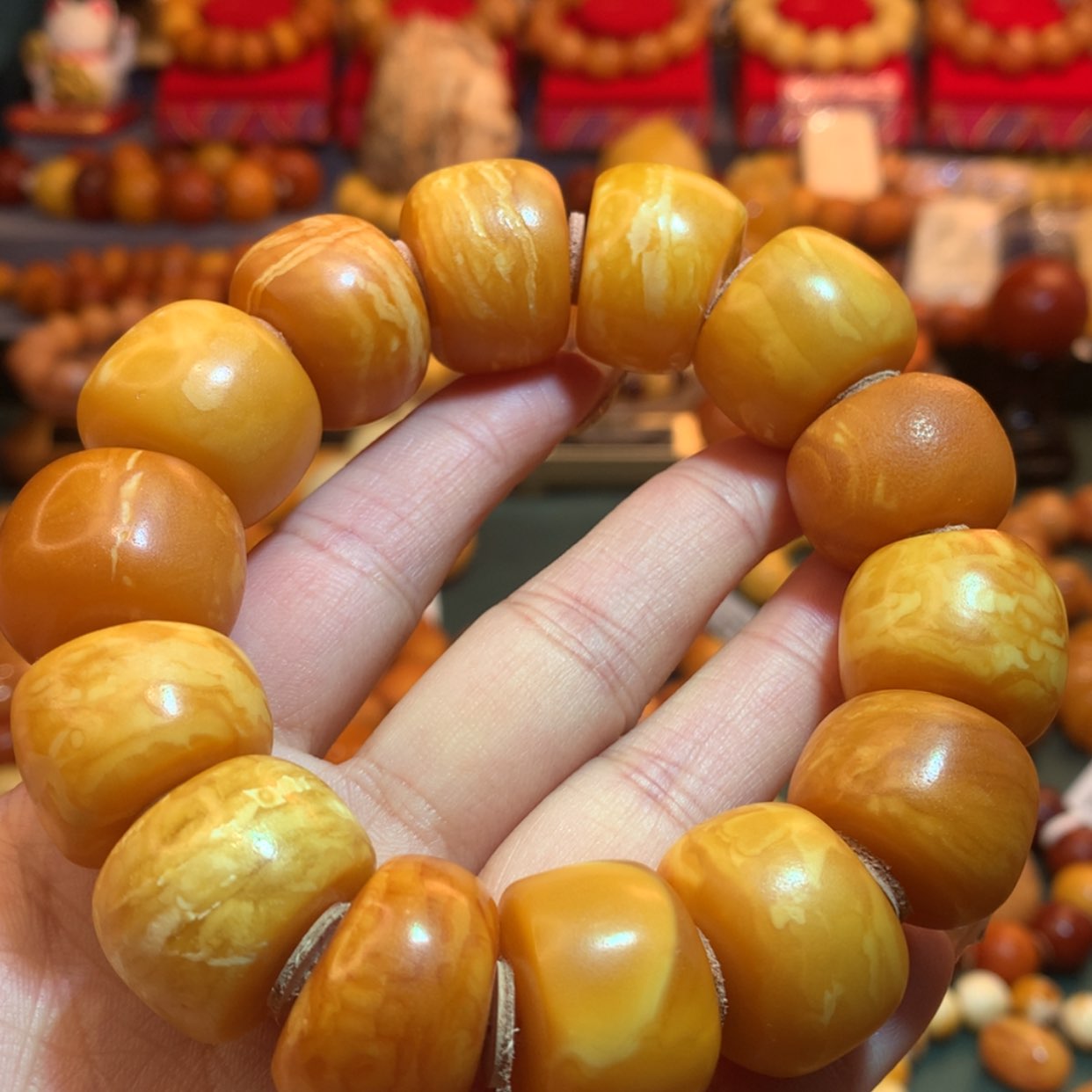 【闪购商品】蜜蜡手串未镶嵌蜜蜡手串