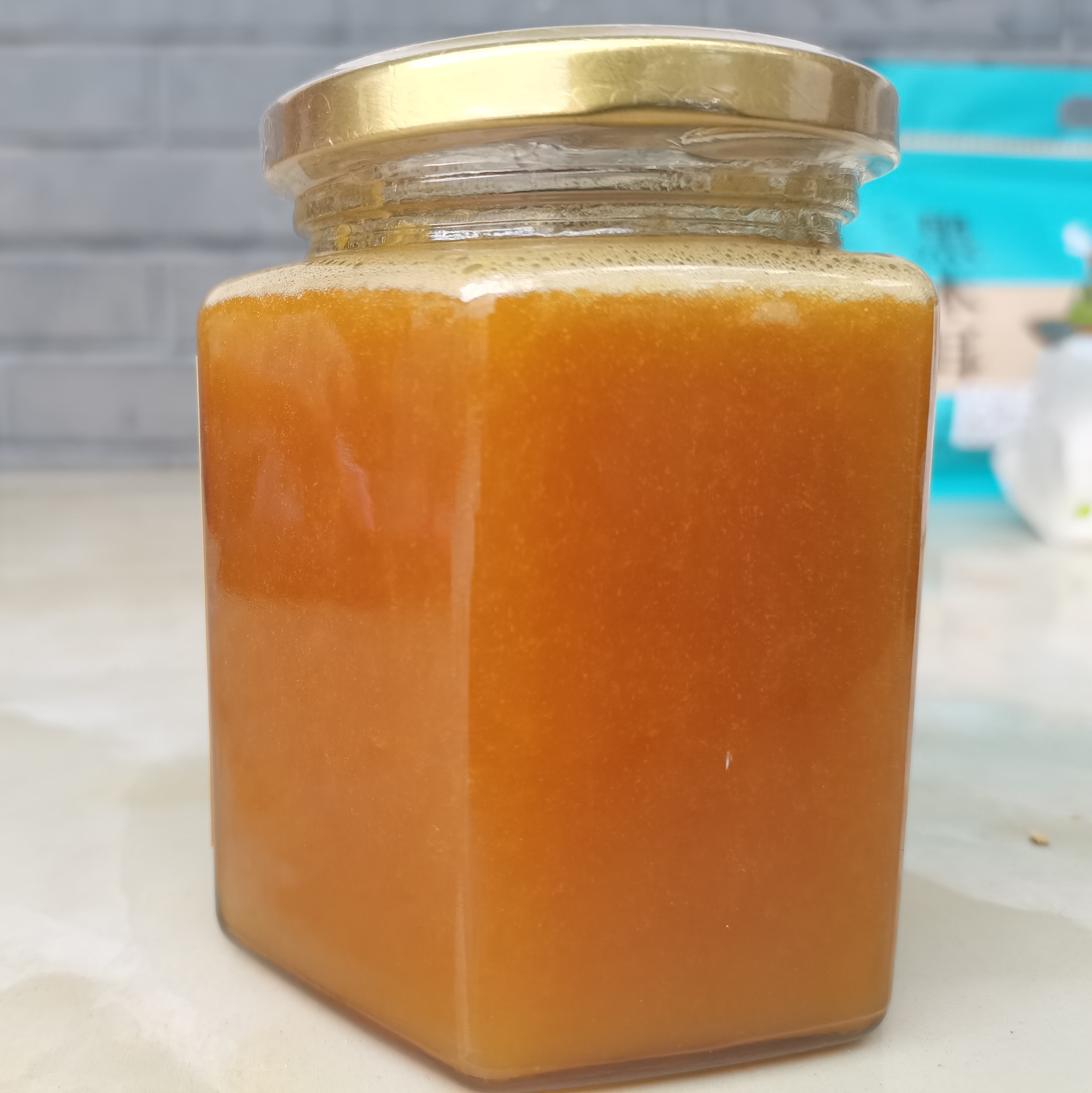 支持检测农家悬崖百花土蜂蜜纯正天然土蜂蜜原生态0添加老蜂巢蜜