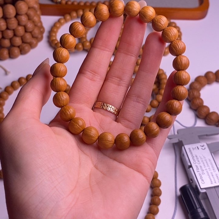 派***星手串猴头核桃聚宝盆10手串