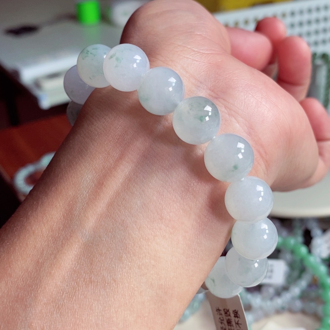 未镶嵌手链翡翠卡12+