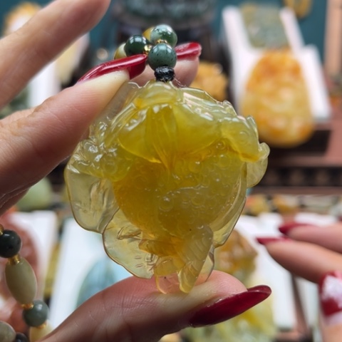岫玉挂件未镶嵌挂件