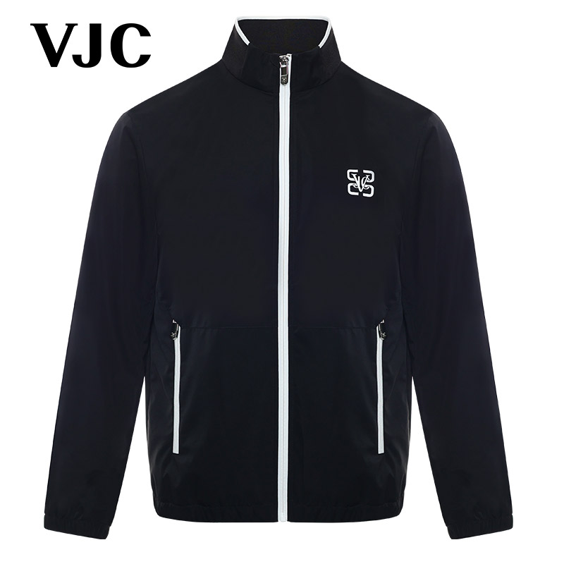 VJC/威杰思【专柜同款】2025年春季新款男装休闲外套刺绣D25AF1752