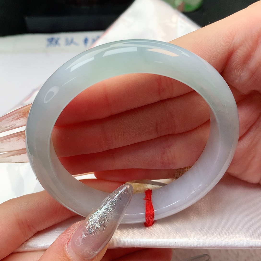 未镶嵌手镯翡翠正圈57