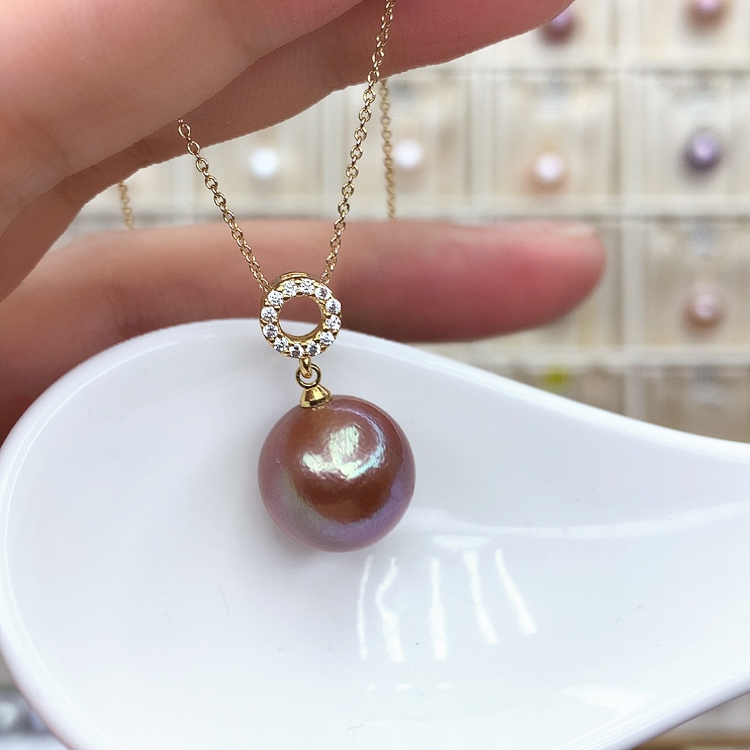 淡水珍珠颈饰合金