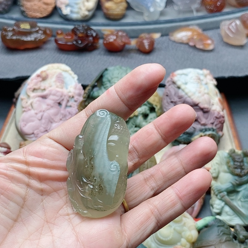 【闪购商品】未镶嵌吊坠定制玛瑙