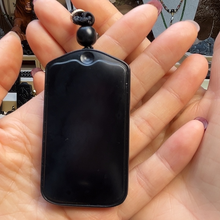 和田玉（糖玉）未镶嵌手链平安牌