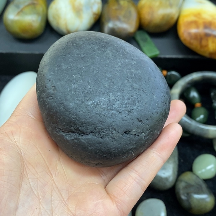 和田玉未镶嵌挂件75