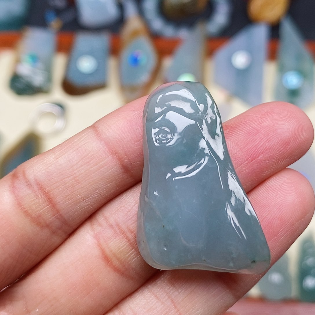 颈饰未镶嵌翡翠翡翠